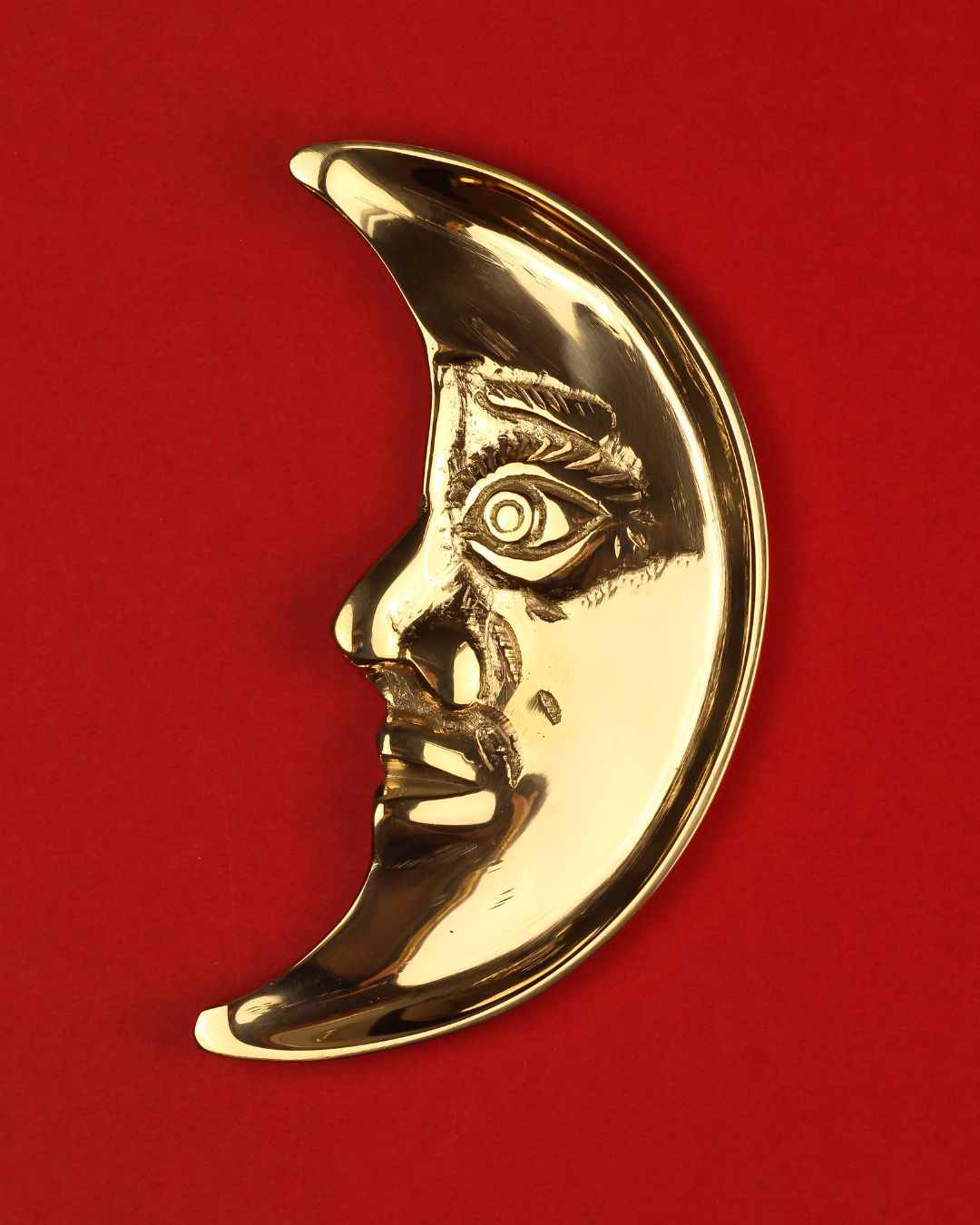 Plateau Croissant de Lune en Laiton