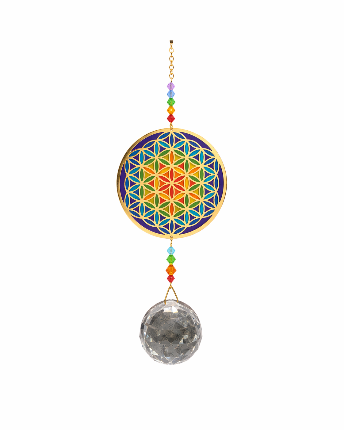 Cristal Feng Shui Fleur de Vie - Attrape Soleil