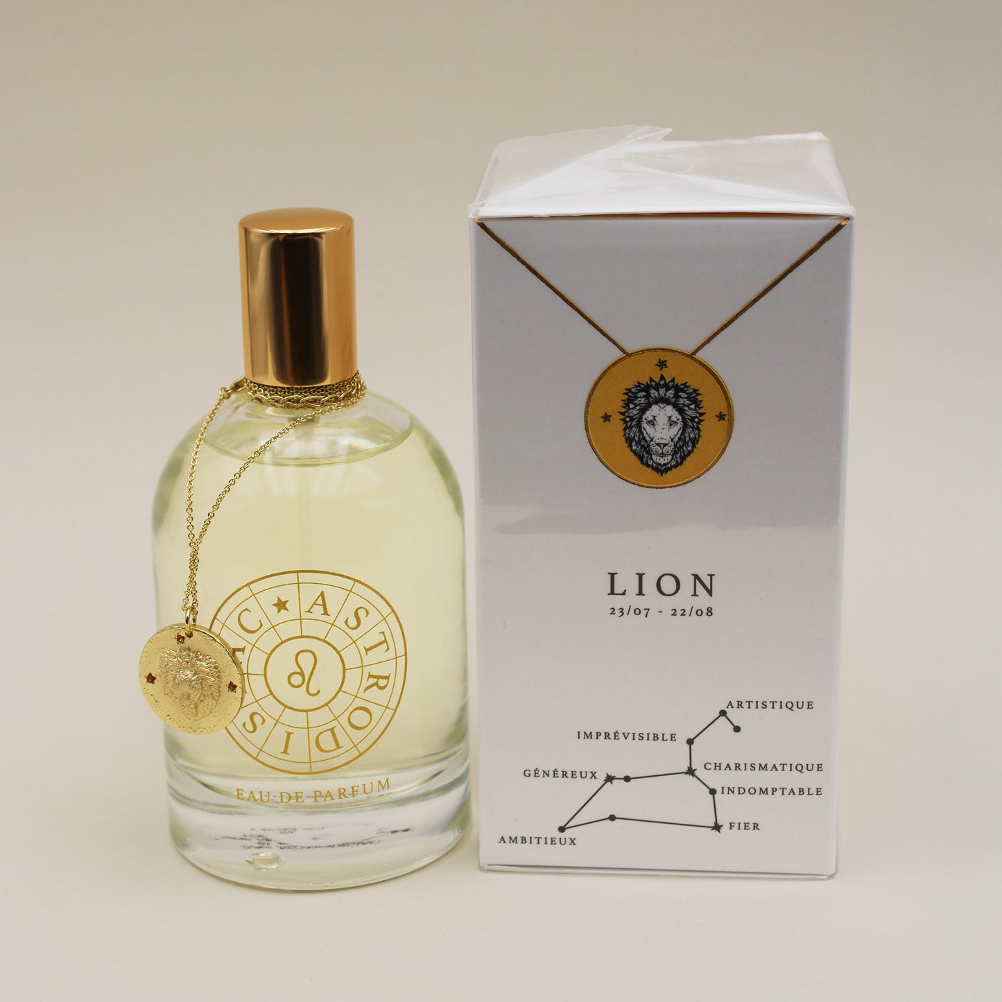 The Box: Perfume and Lion Necklace