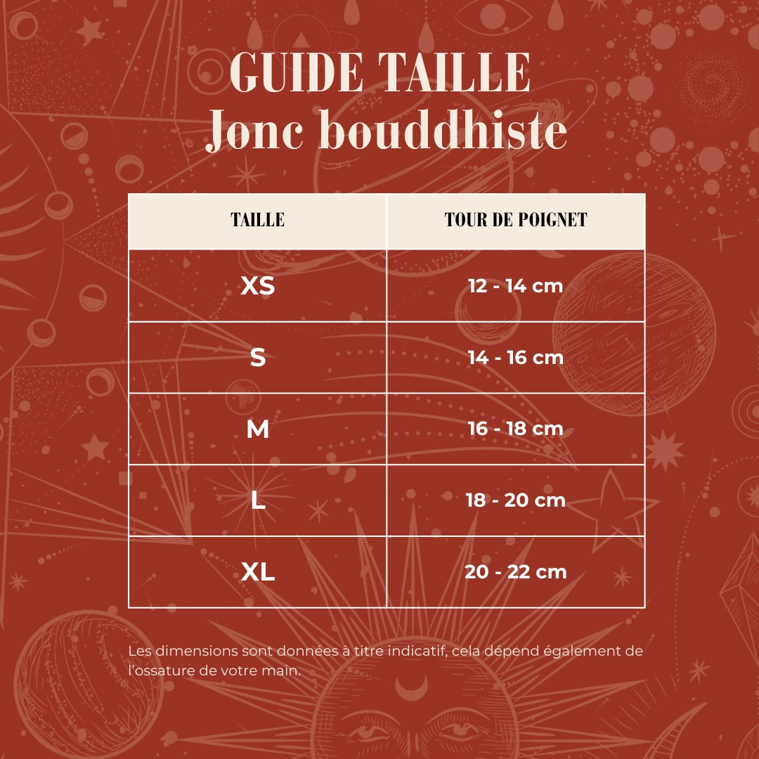 Jonc Bouddhiste Mantra-Or