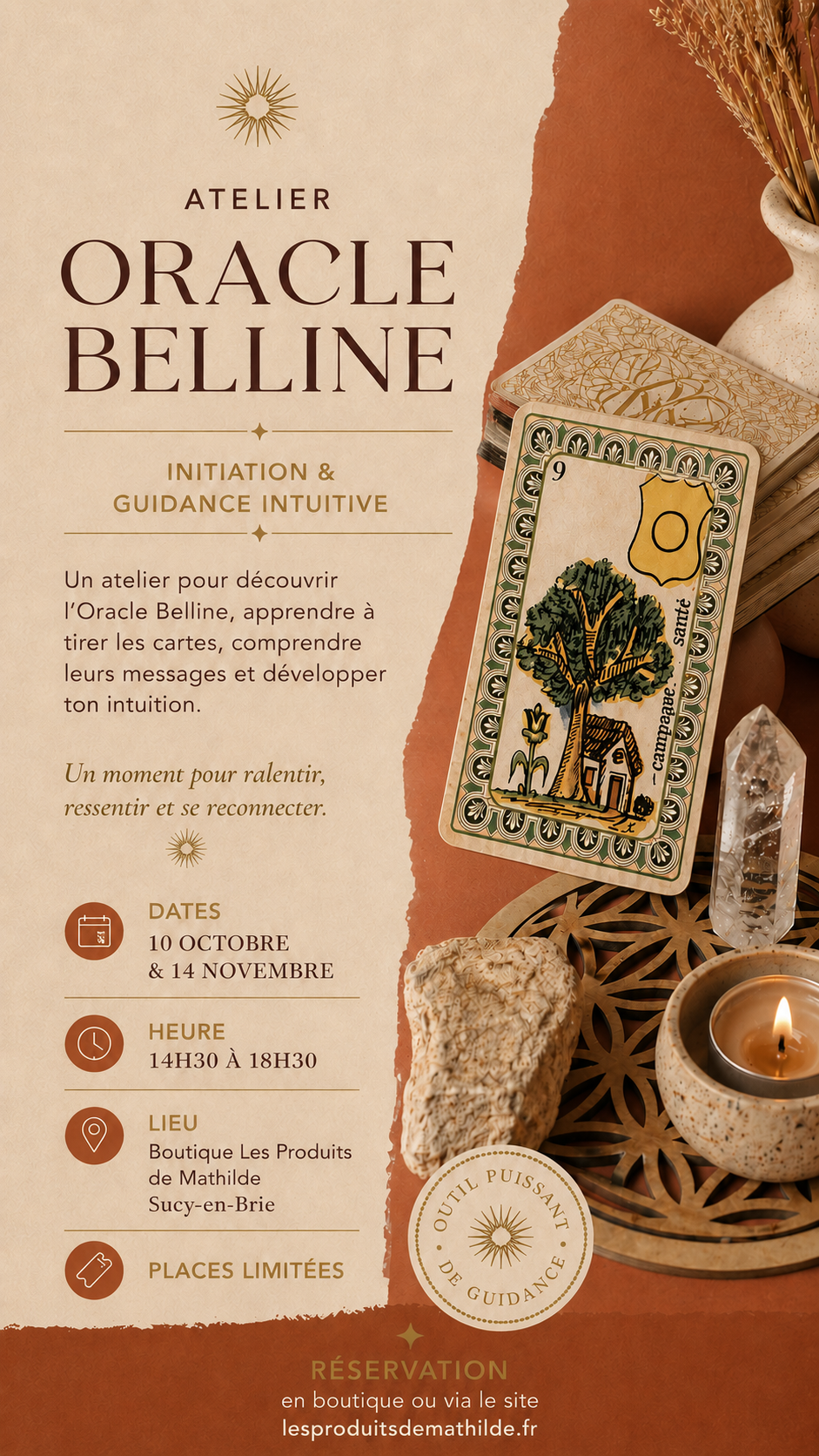 Atelier - Formation Belline - Acompte sur 2 semi-journées