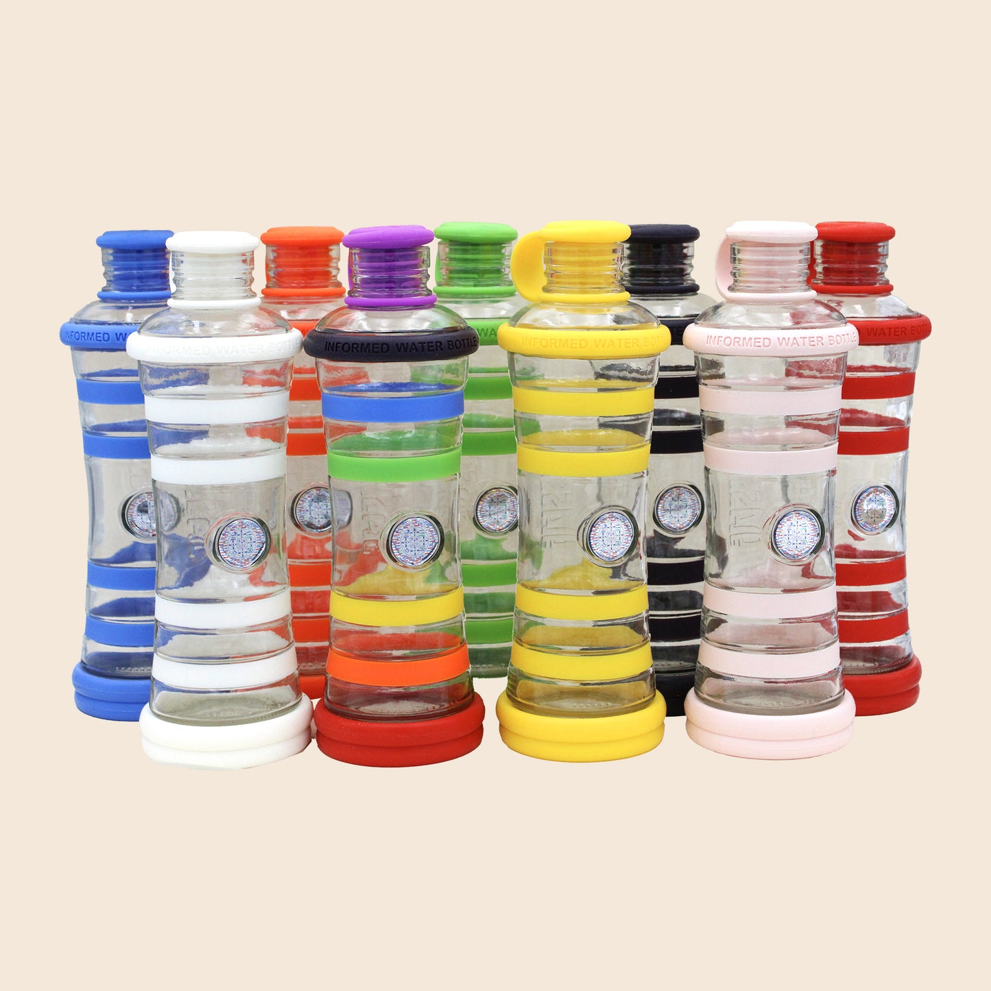 Bouteille I9 Eau Informée - orange créativité