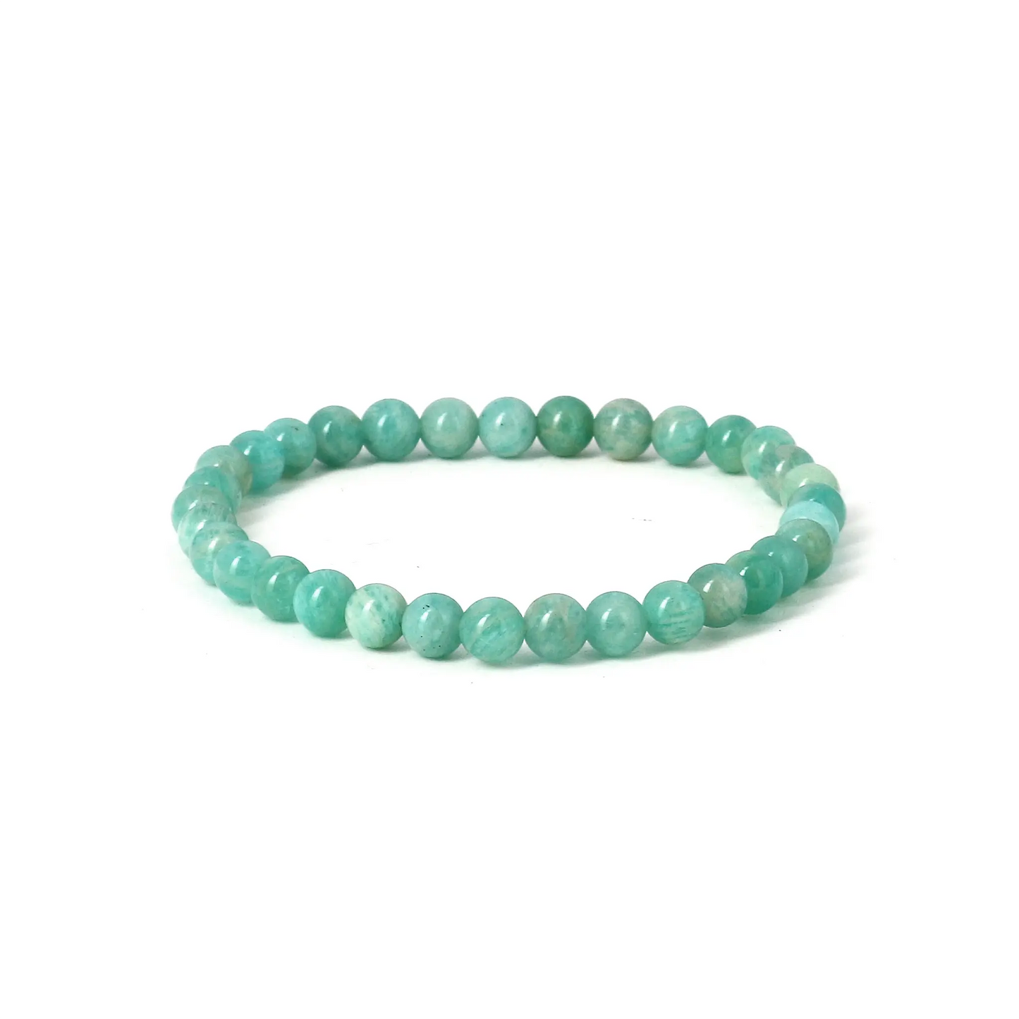 Amazonite bracelet - 6 mm beads