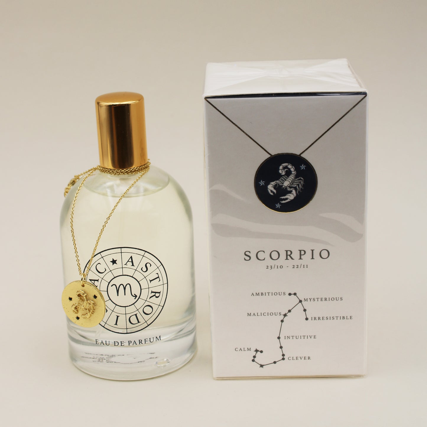 The Box: Perfume and Scorpion Necklace