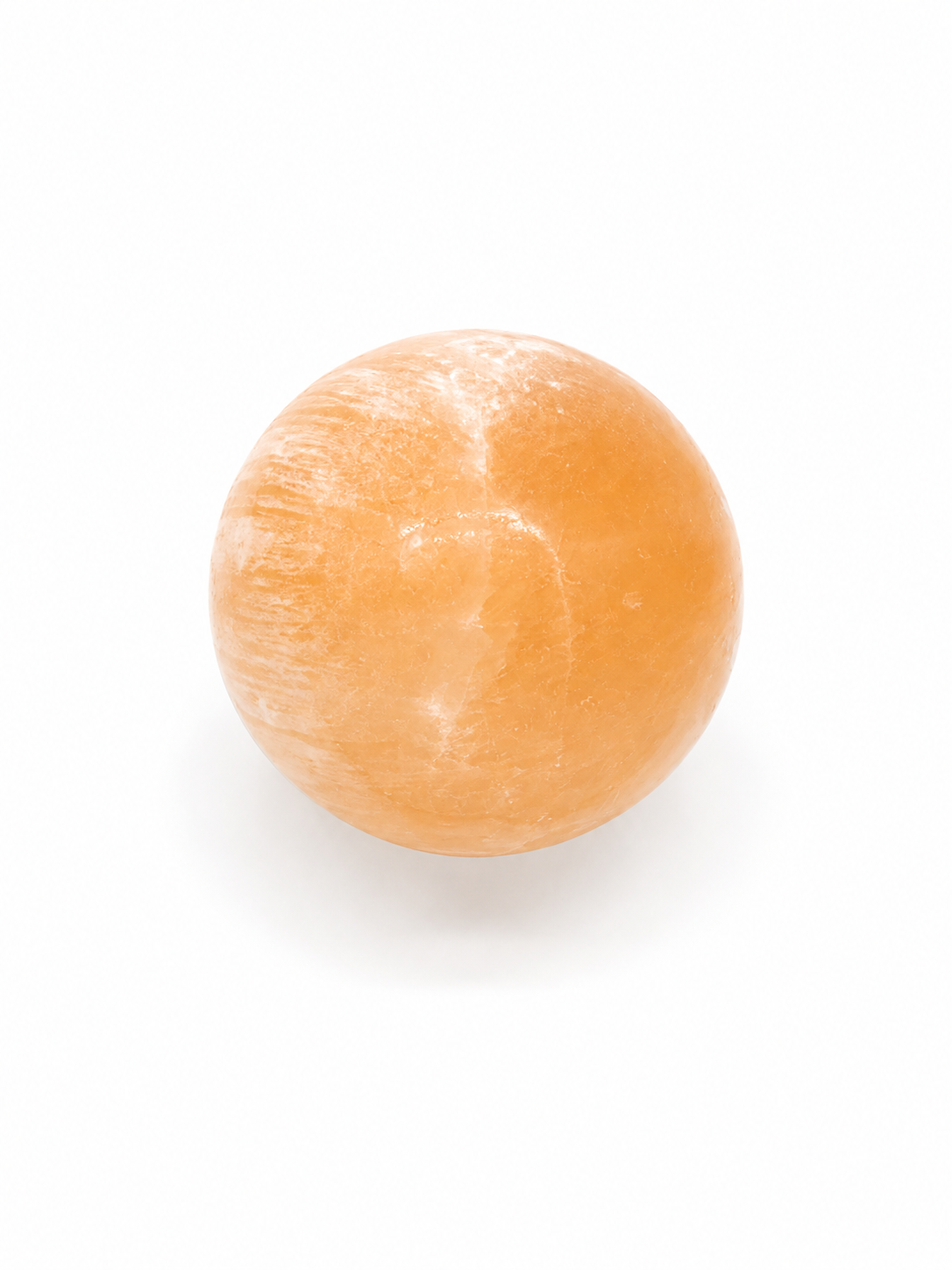 Sphère en Sélénite Orange