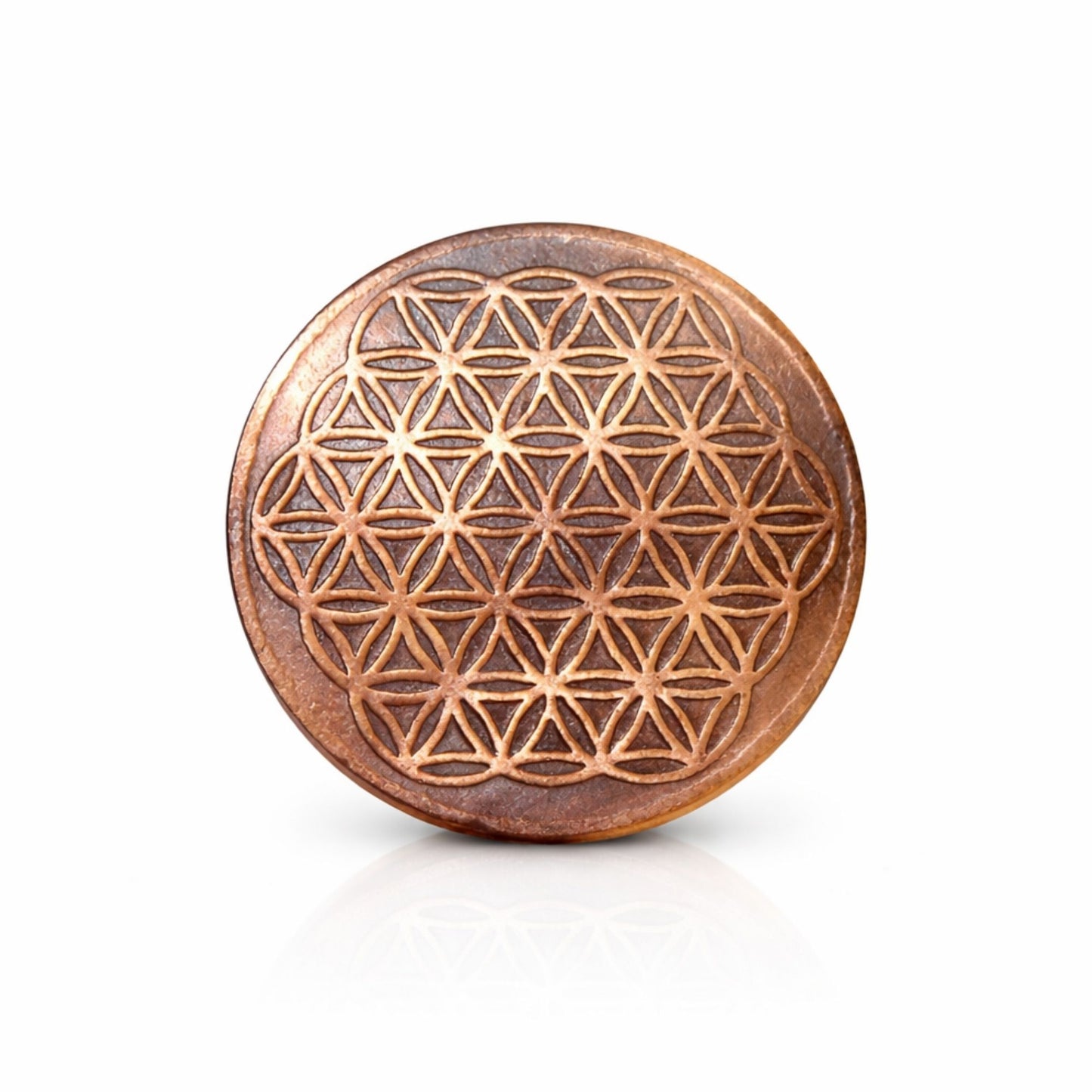 Pieces en cuivre forme géométrique