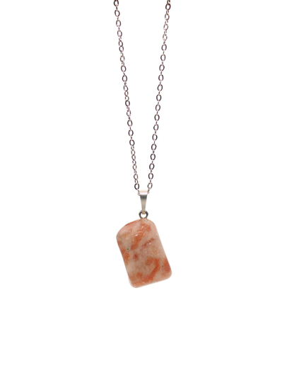 Collier Pierre de Soleil chaine argent