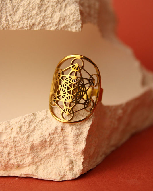 Bague géométrie sacrée - Métatron
