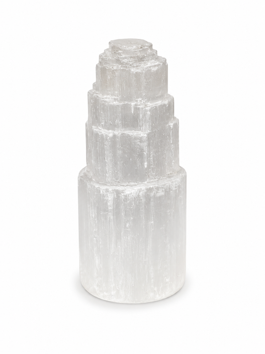 Petite Monolithe de Sélénite Naturelle
