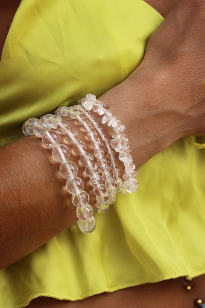 Bracelet Cristal de Roche - pierres naturelles