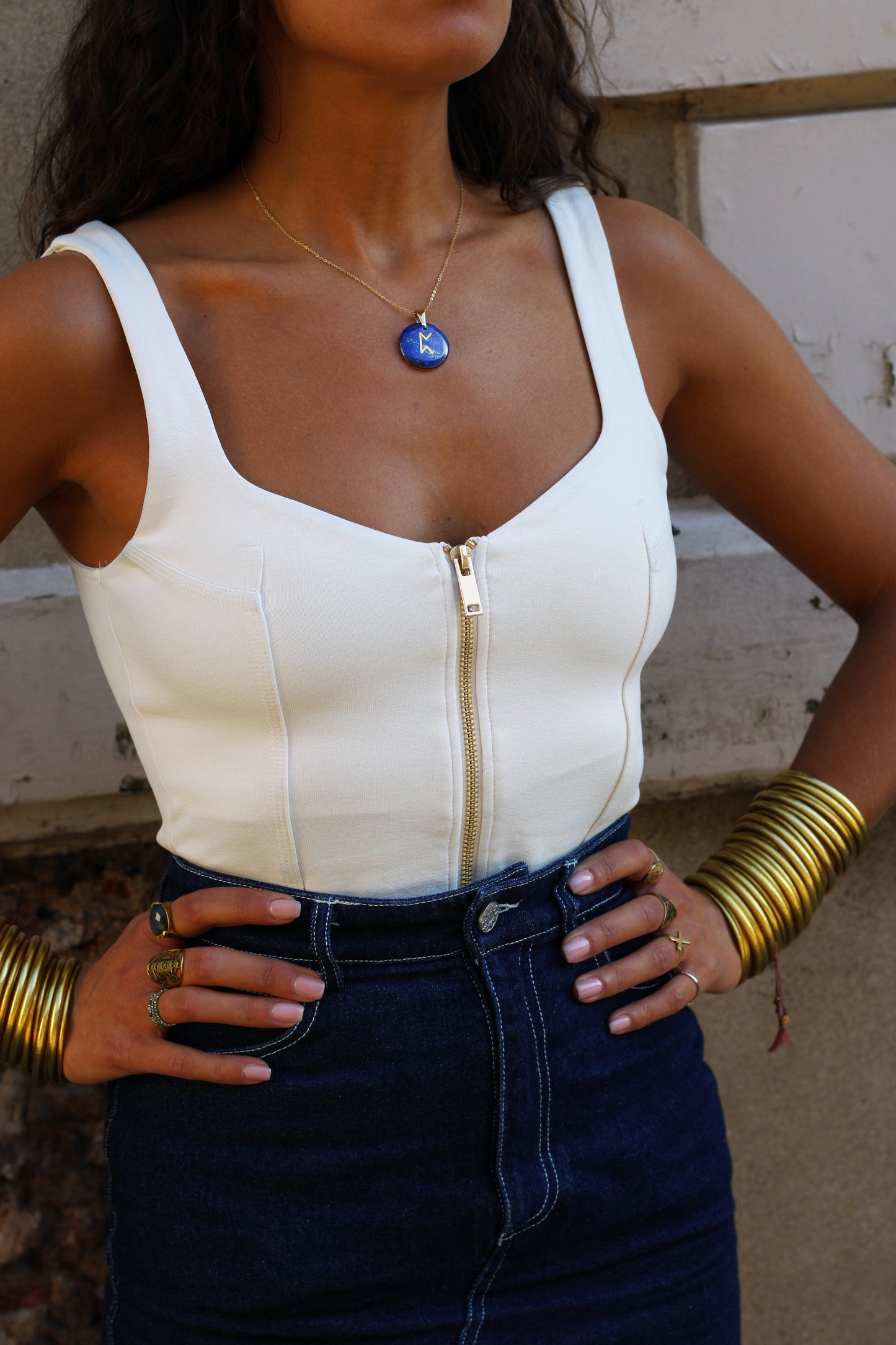 Collier Talisman Runique - Intuition