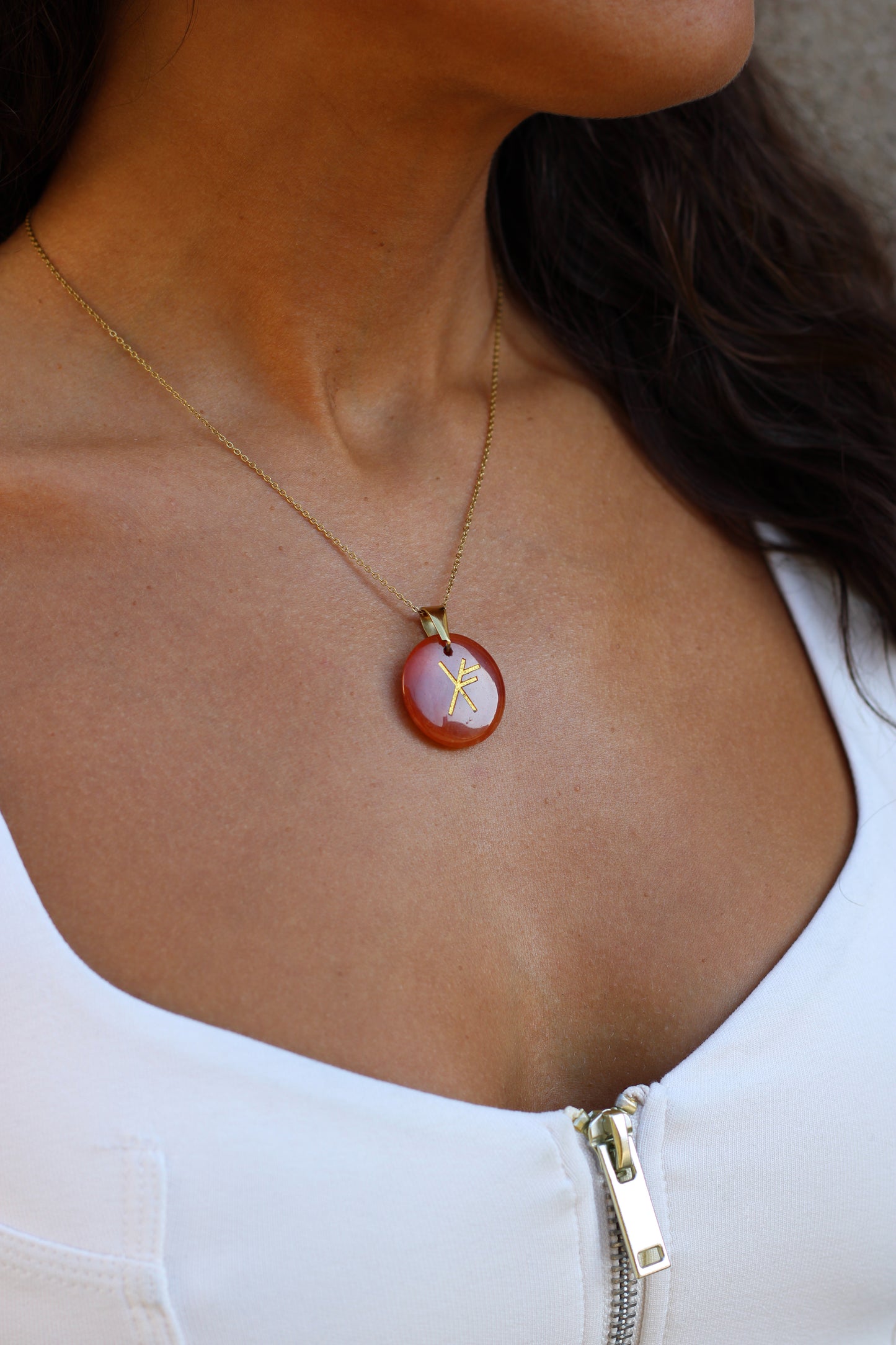 Collier Talisman Runique - Abondance