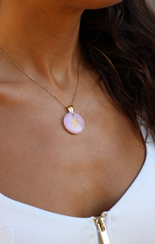 Collier Talisman Runique - Amour