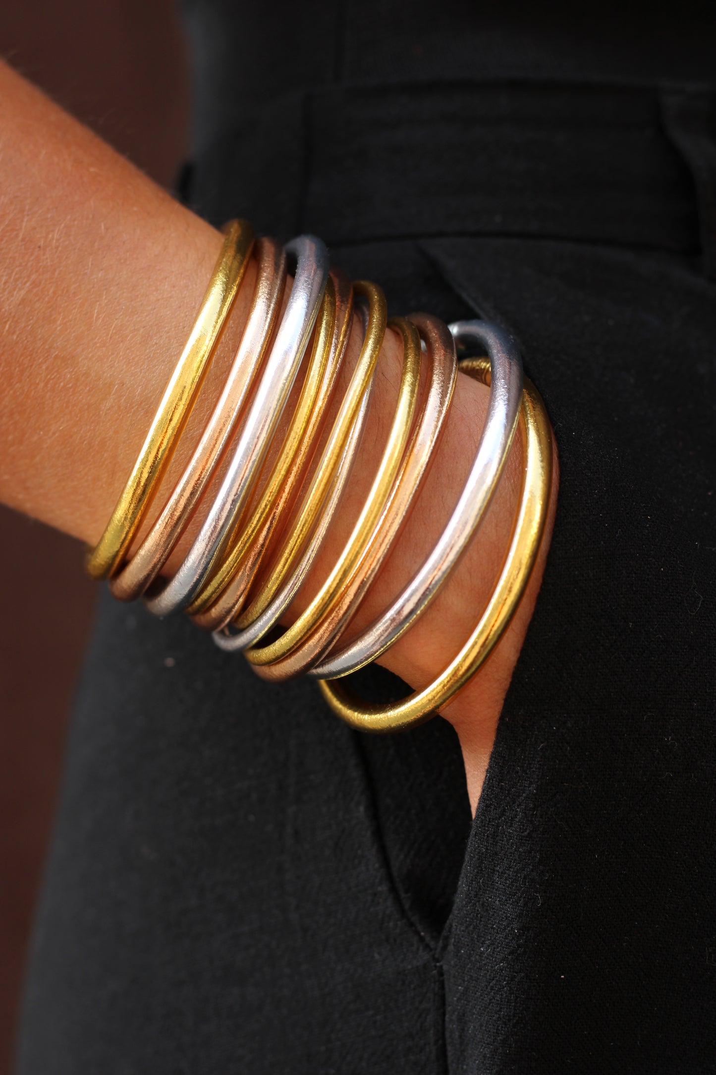 Jonc Bouddhiste Mantra-Or