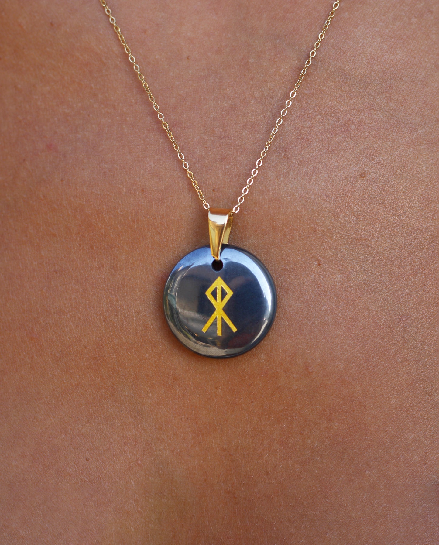 Collier Talisman Runique - Courage