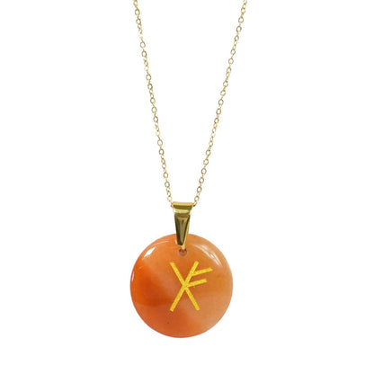 Collier Talisman Runique - Abondance