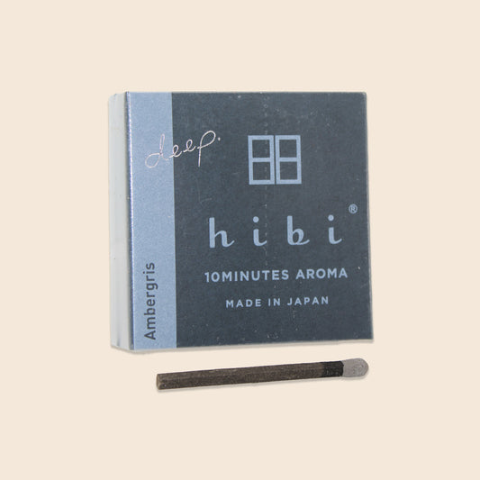Bâtons d'encens Japonais Hibi - Ambre gris