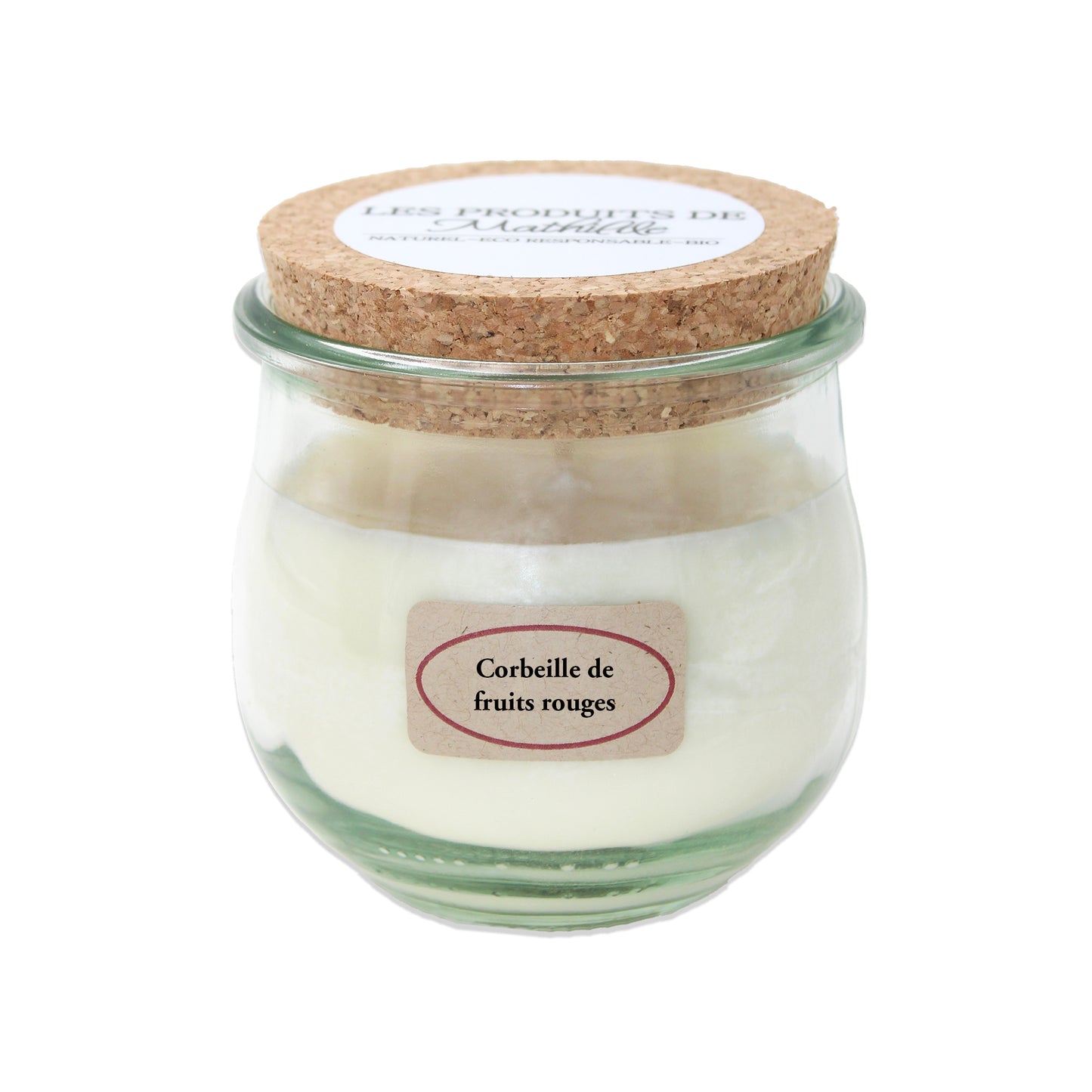 Bougie artisanale naturelle & hydratante