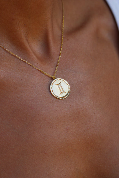 Collier astrologique Gémeaux