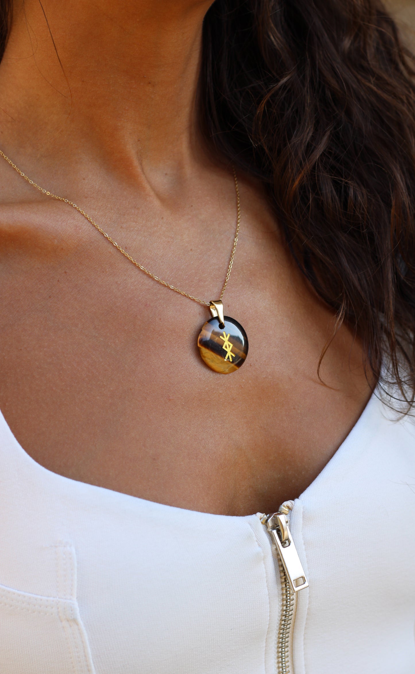 Collier Talisman Runique - Protection