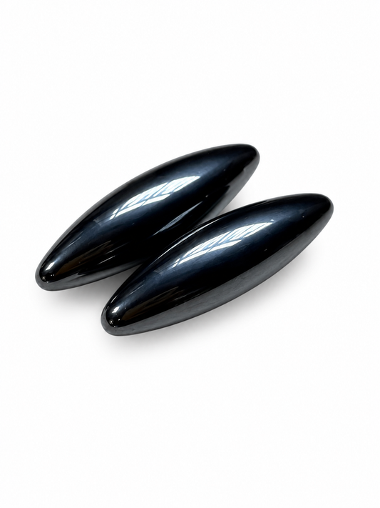 Paire de Magnets en Hématite Naturelle