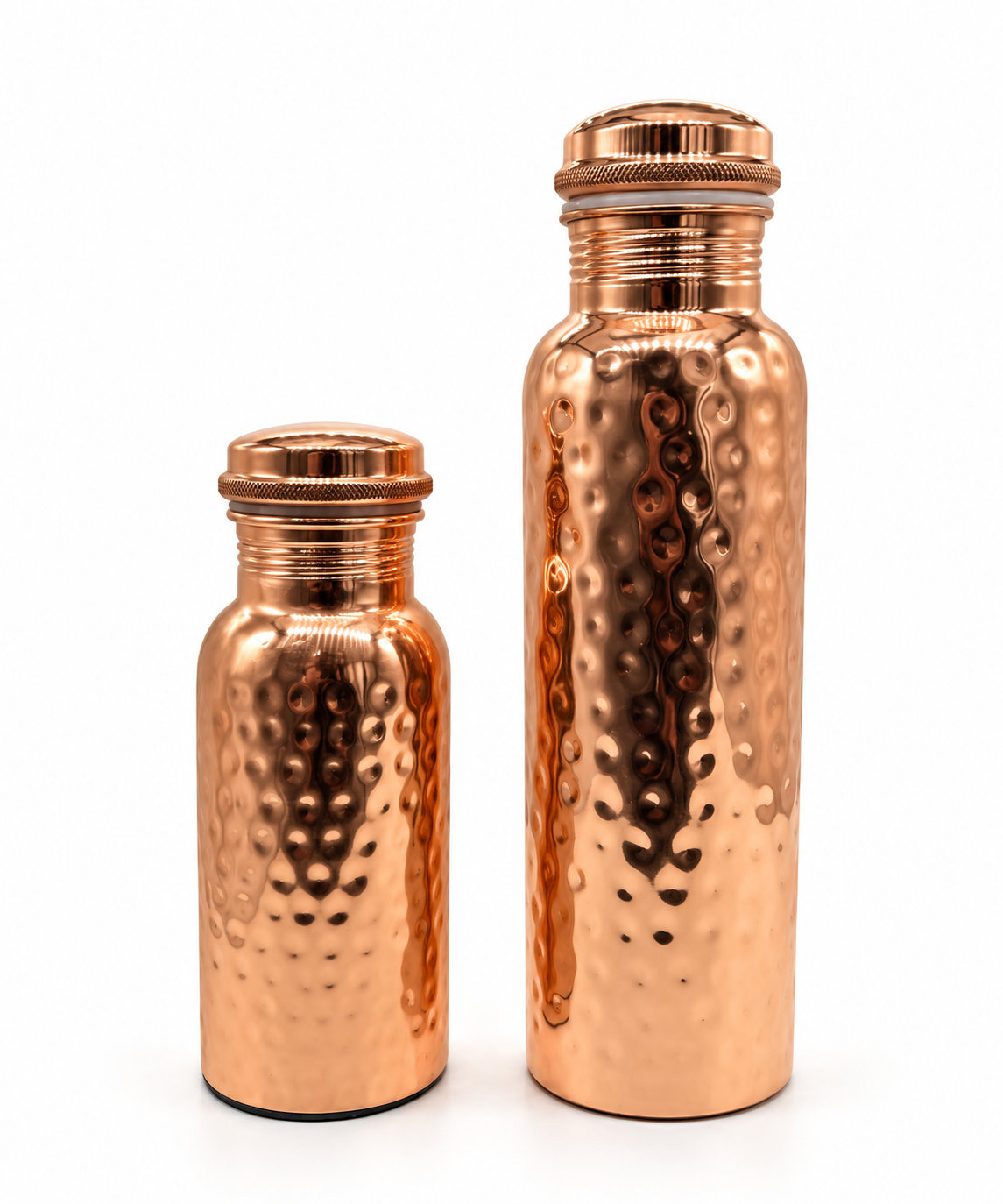 Gourde en Cuivre Martelé 1 L – Cuivre Pur 100 %