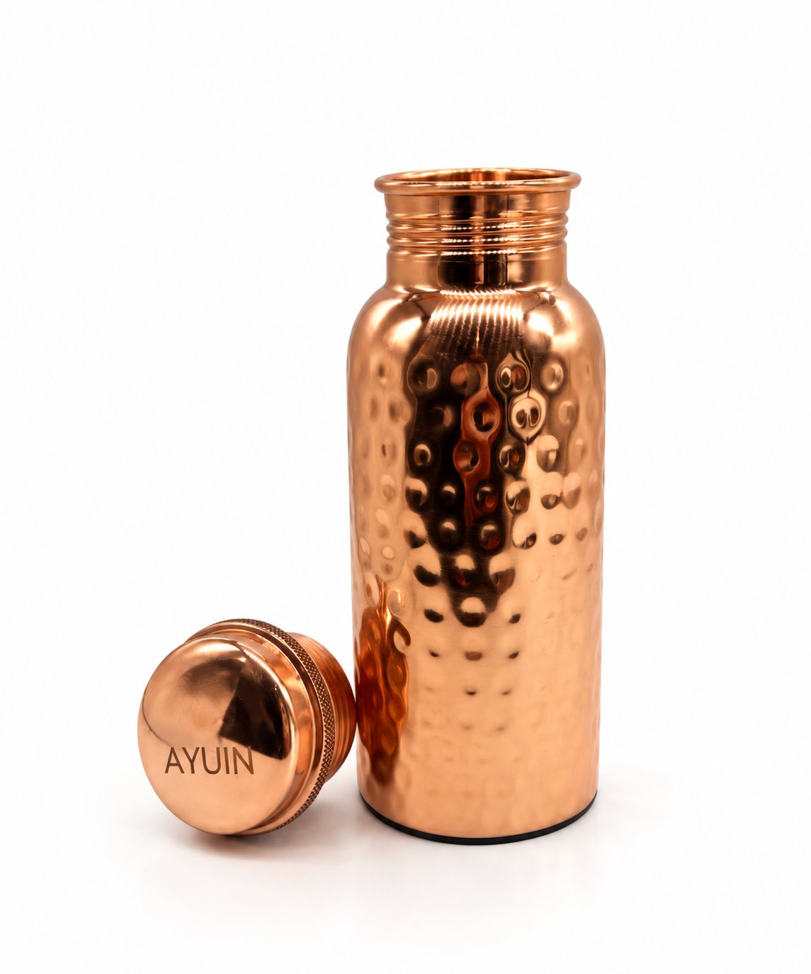 Gourde en Cuivre Martelé 1 L – Cuivre Pur 100 %