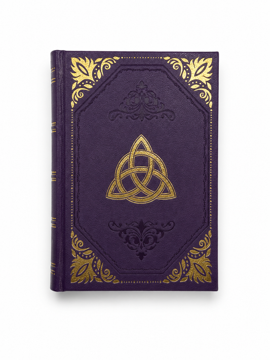 Grimoire Triquetra A5 – Livre des Ombres & Carnet de rituels
