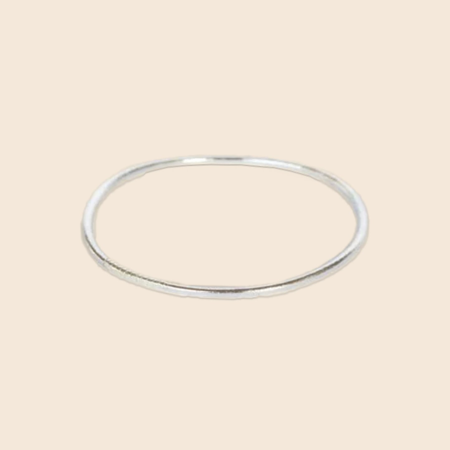 Fine Silver Buddhist Bangle