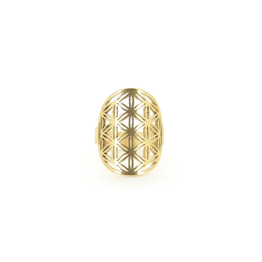 Bague géométrie sacrée
