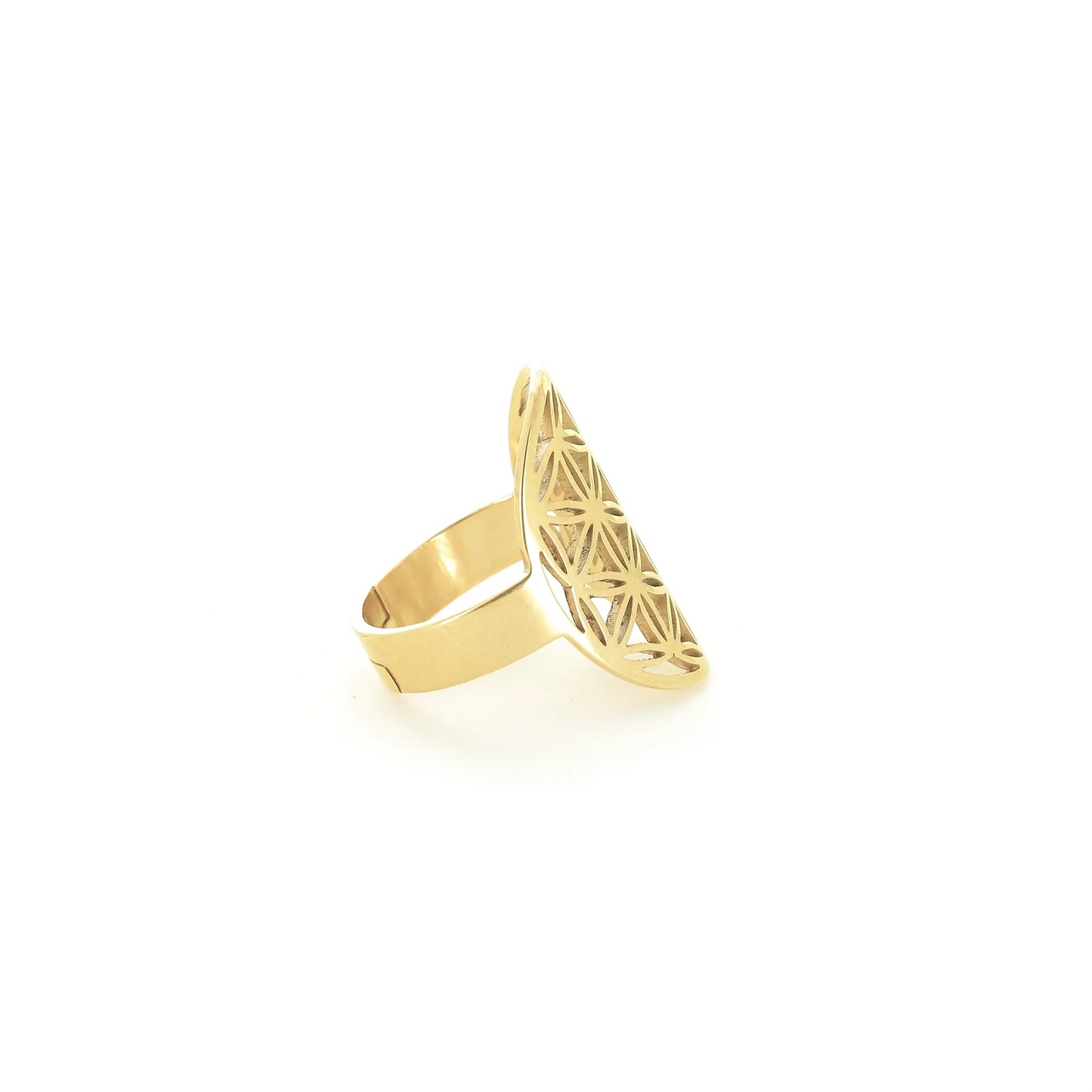 Bague géométrie sacrée