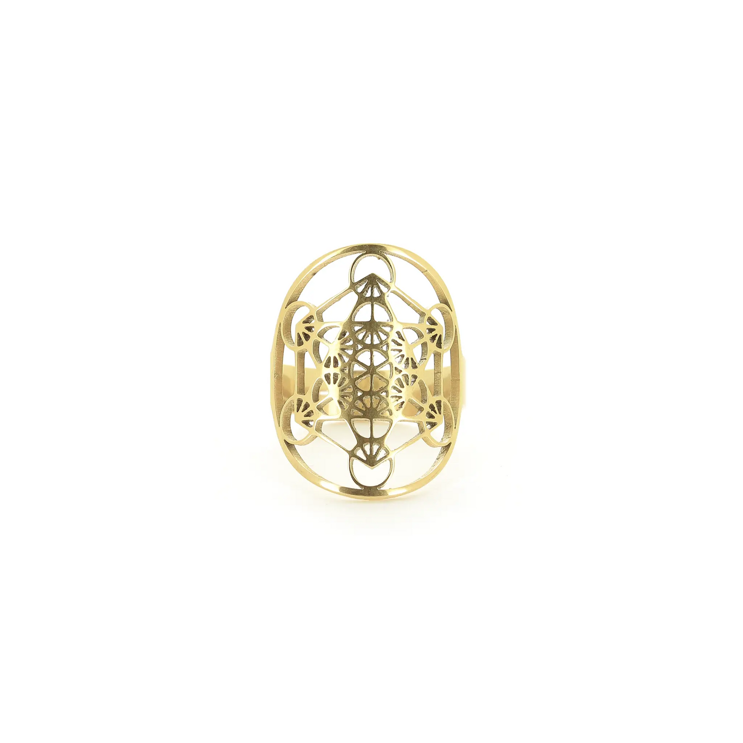 Bague géométrie sacrée