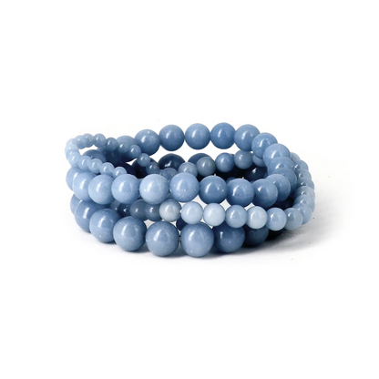 Bracelet Angélite - pierres naturelles