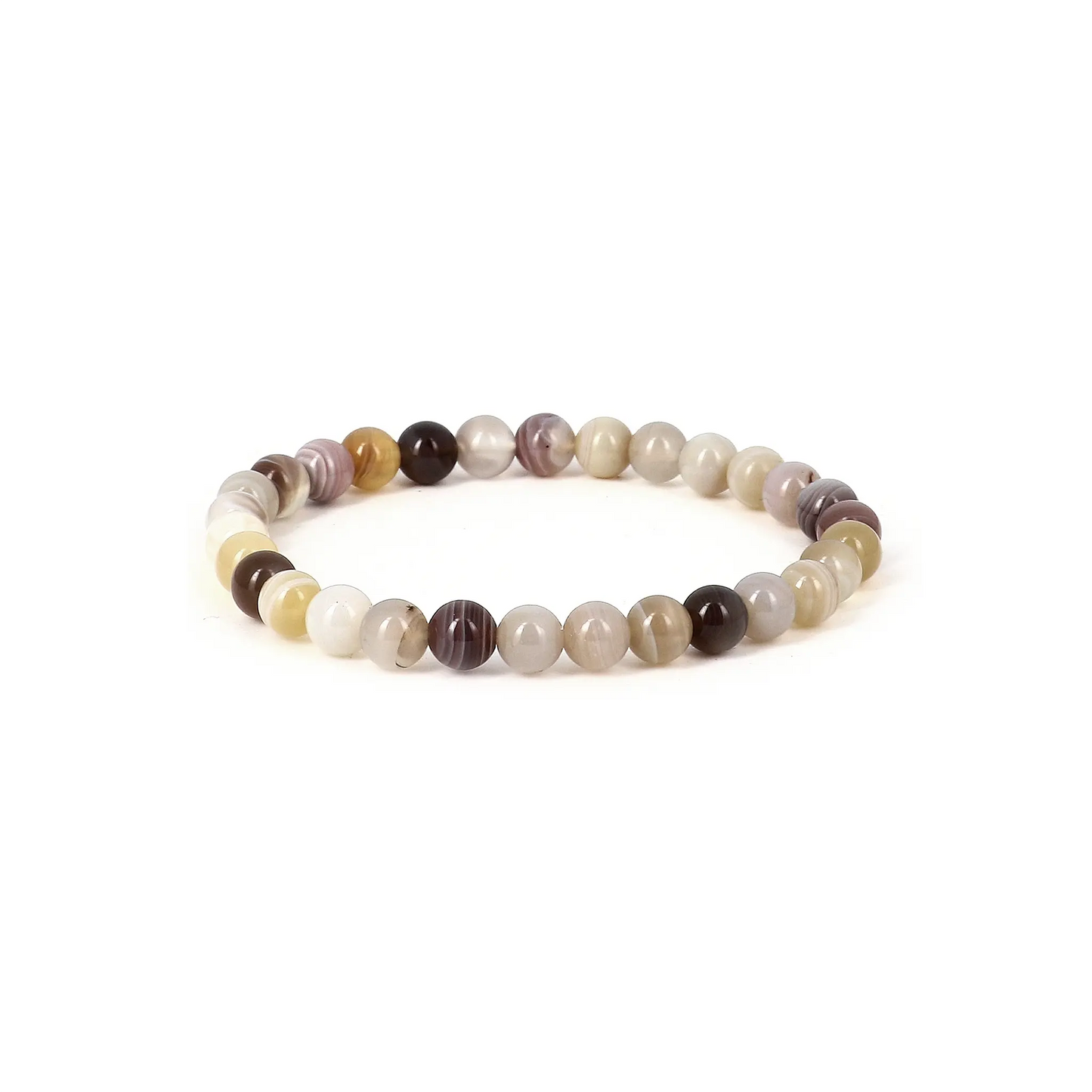 Botswana Agate Bracelet - Baroque Style