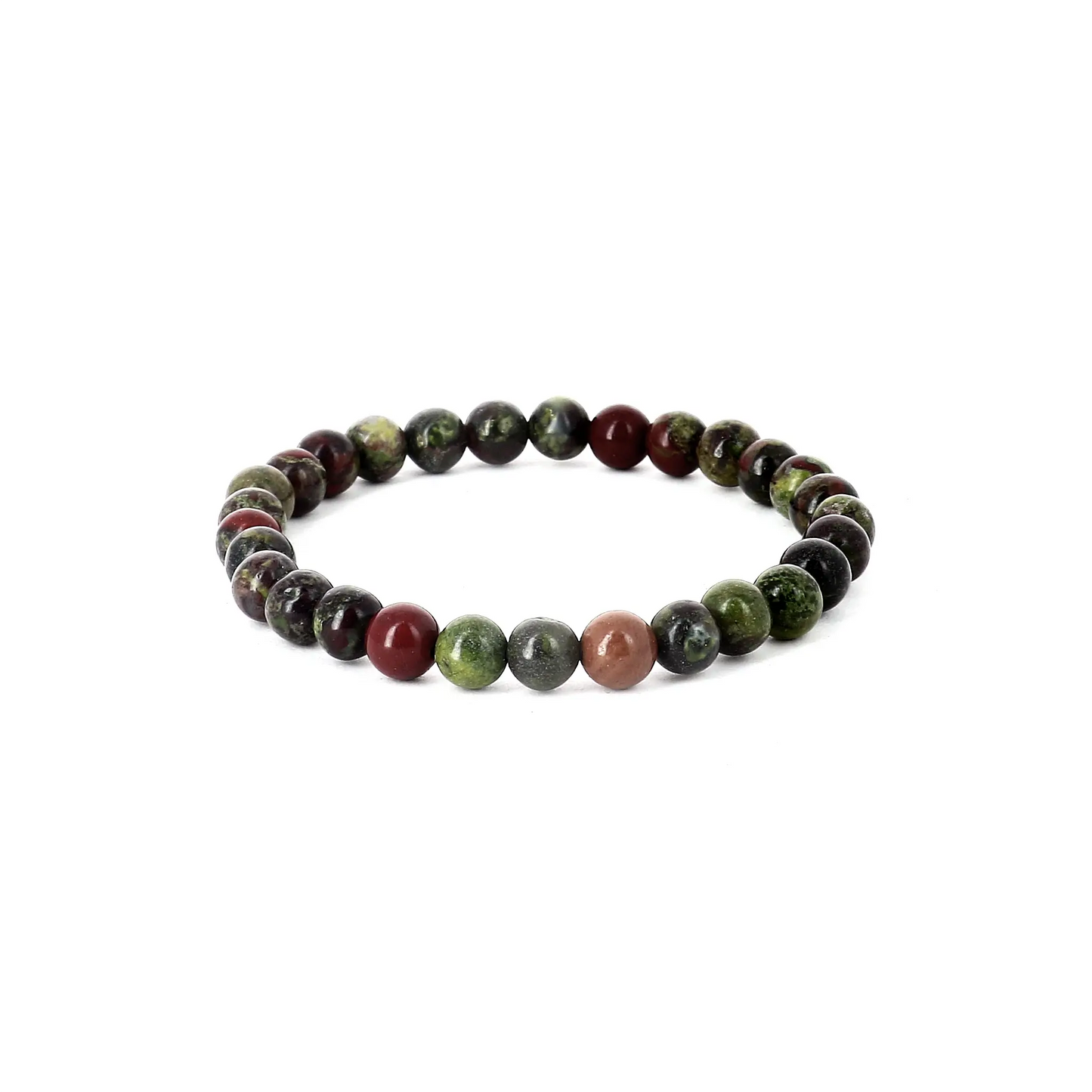 Bracelet Jaspe sang de dragon - pierres naturelles