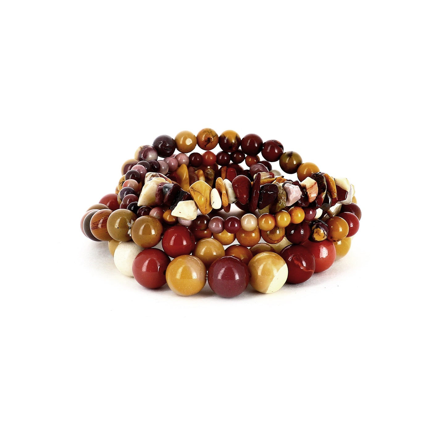 Bracelet Jaspe mokaïte - pierres naturelles