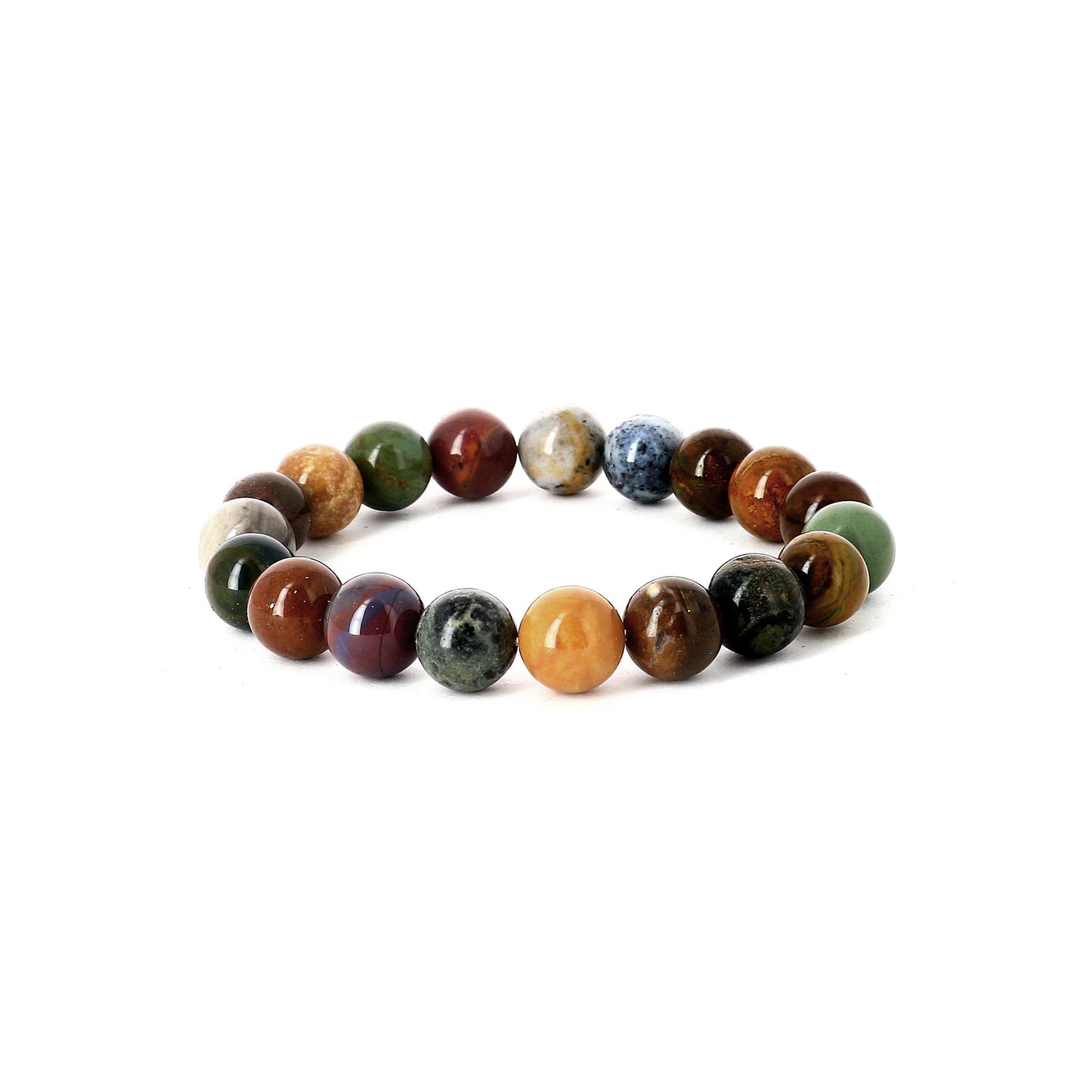 Bracelet Jaspe océan - pierres naturelles
