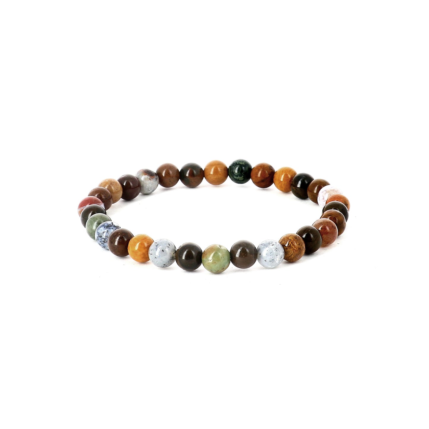 Bracelet Jaspe océan - pierres naturelles
