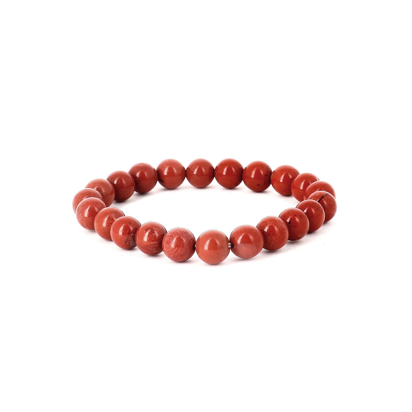 Bracelet Jaspe rouge - pierres naturelles