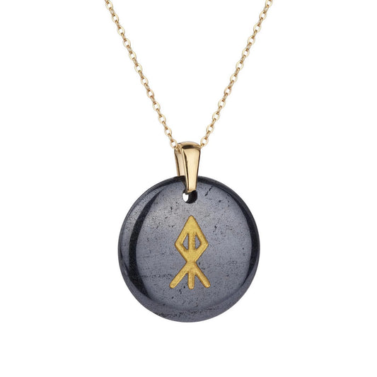 Collier Talisman Runique - Courage