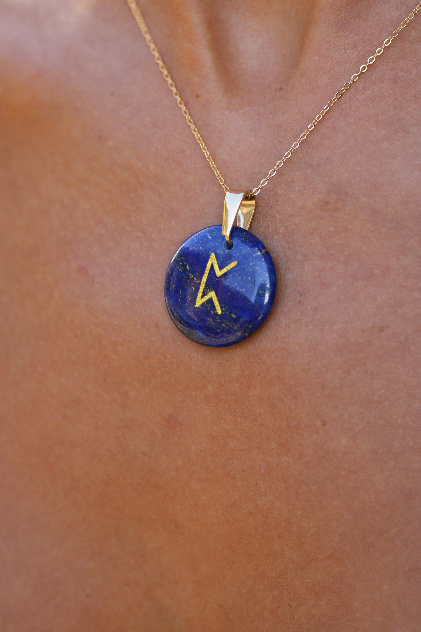 Collier Talisman Runique - Intuition